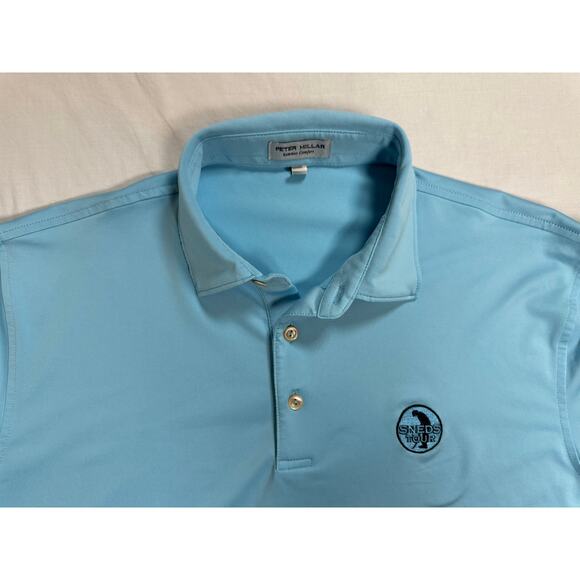 Peter Millar Southern Comfort Sneds Tour Golf Shirt Polo Size MED - Picture 4 of 8